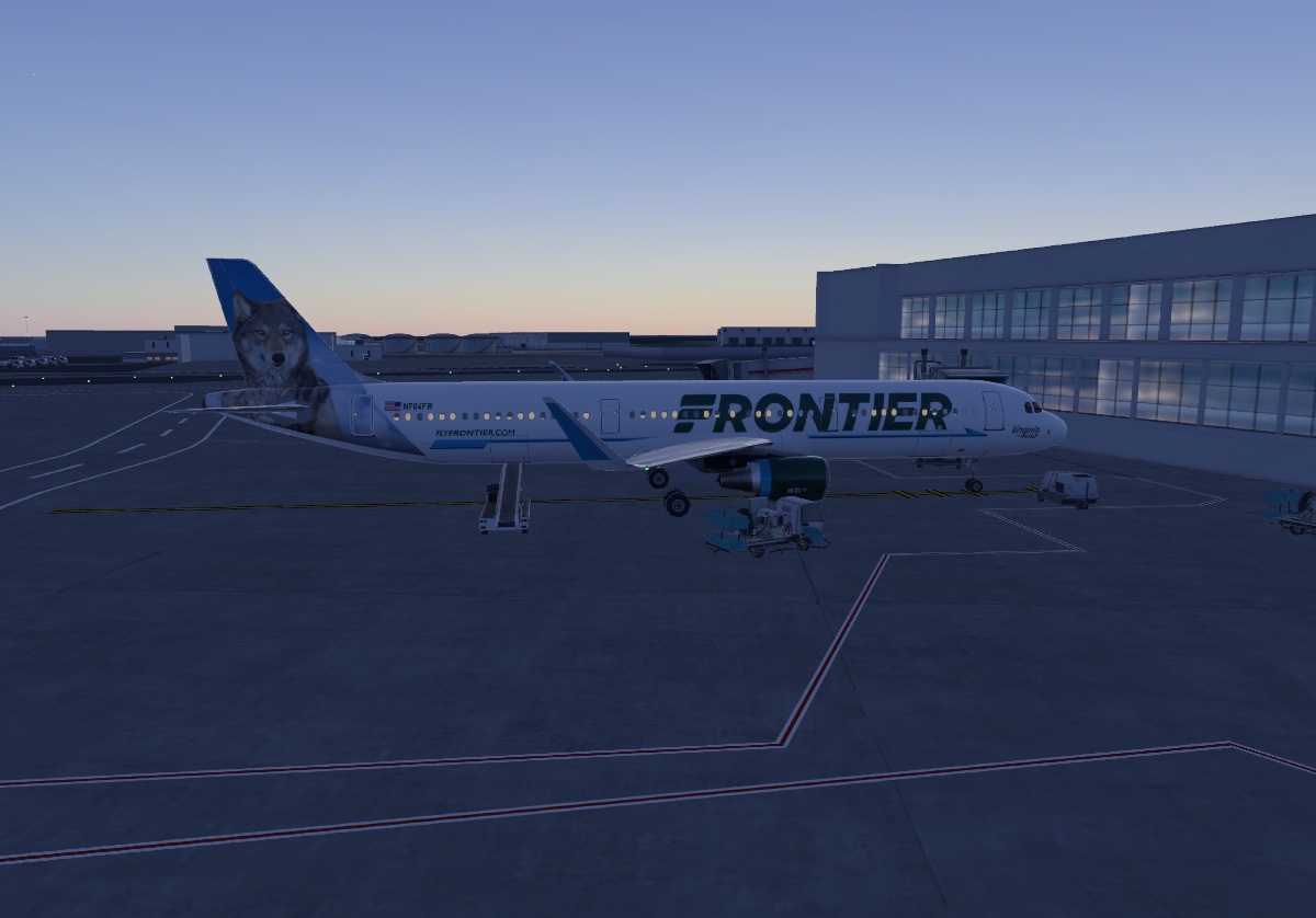 Airbus A321 — Frontier - Virginia the Wolf