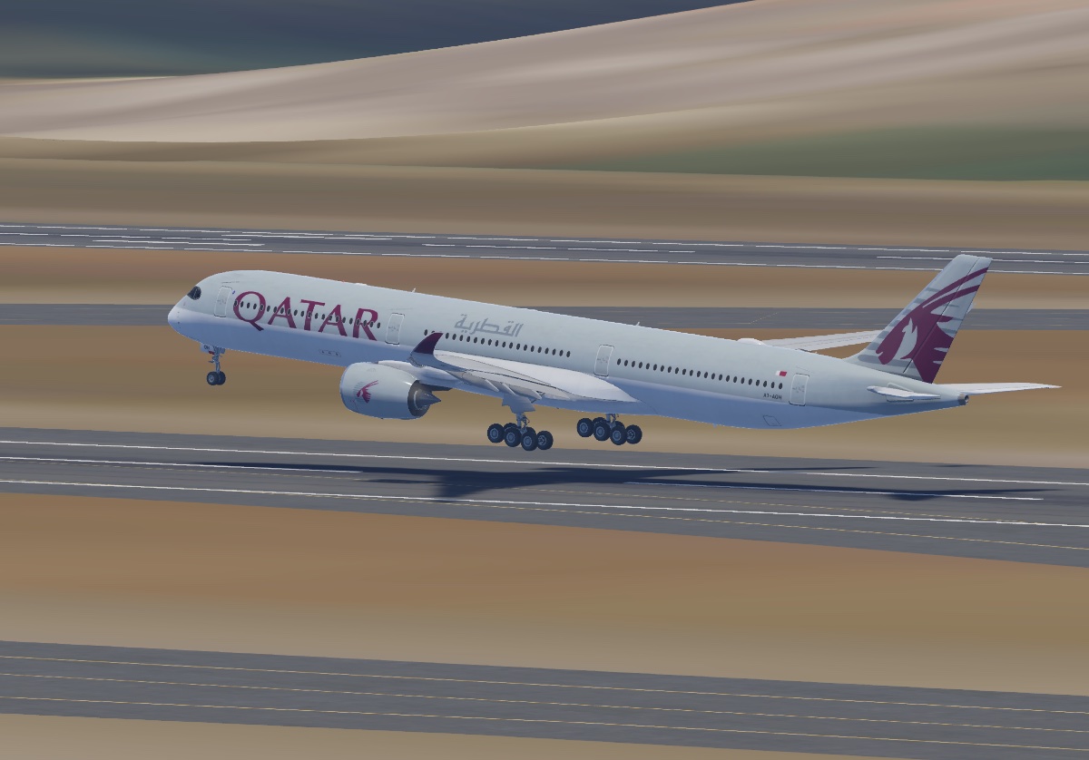 Airbus A350-1000 — Qatar Airways