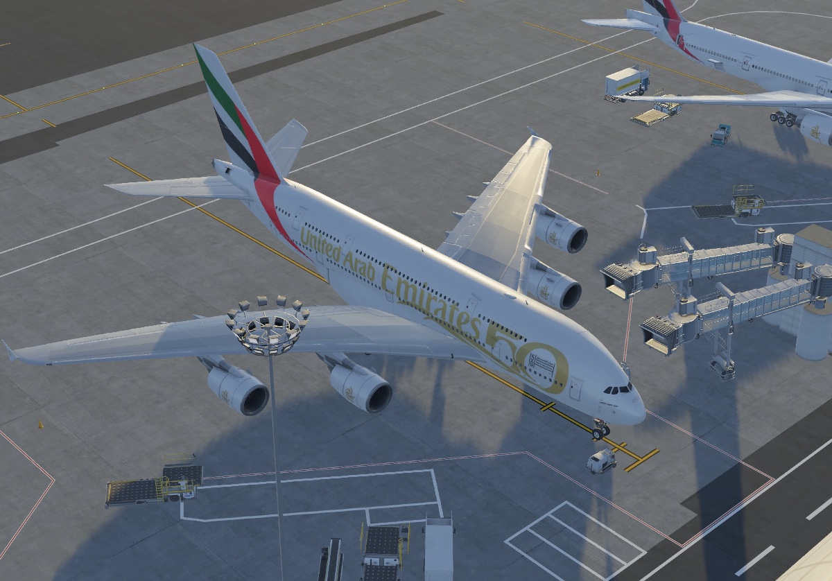 Airbus A380 — Emirates - 50th Anniversary