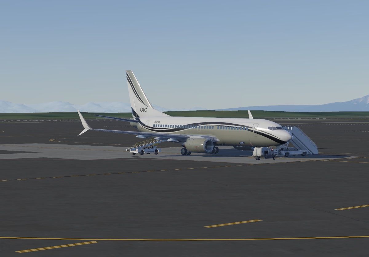 Boeing 737-700 — BBJ - Grey and Black