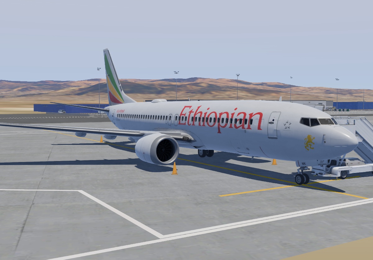 Boeing 737-8 MAX — Ethiopian Airlines
