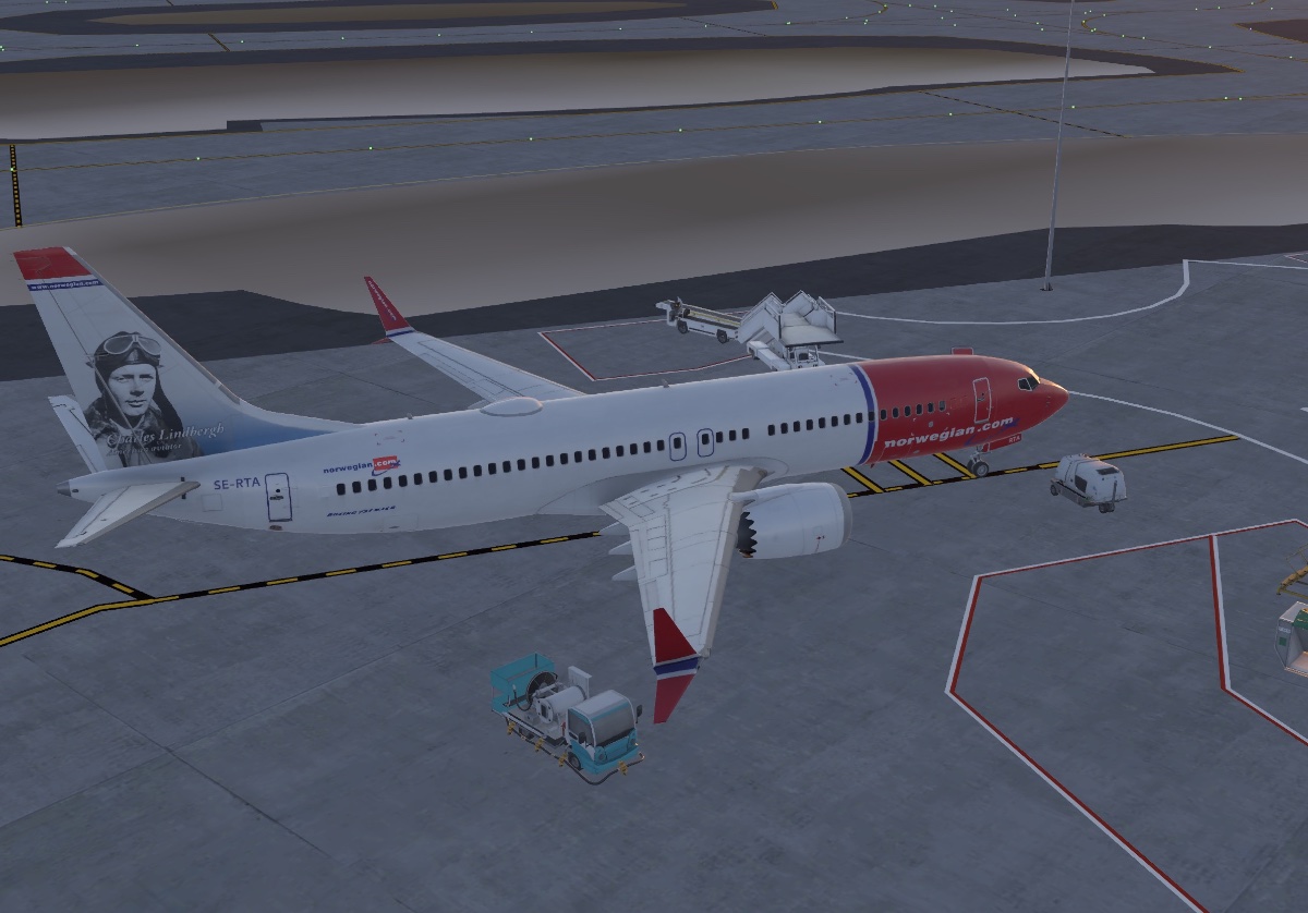 Boeing 737-8 MAX — Norwegian Air Sweden
