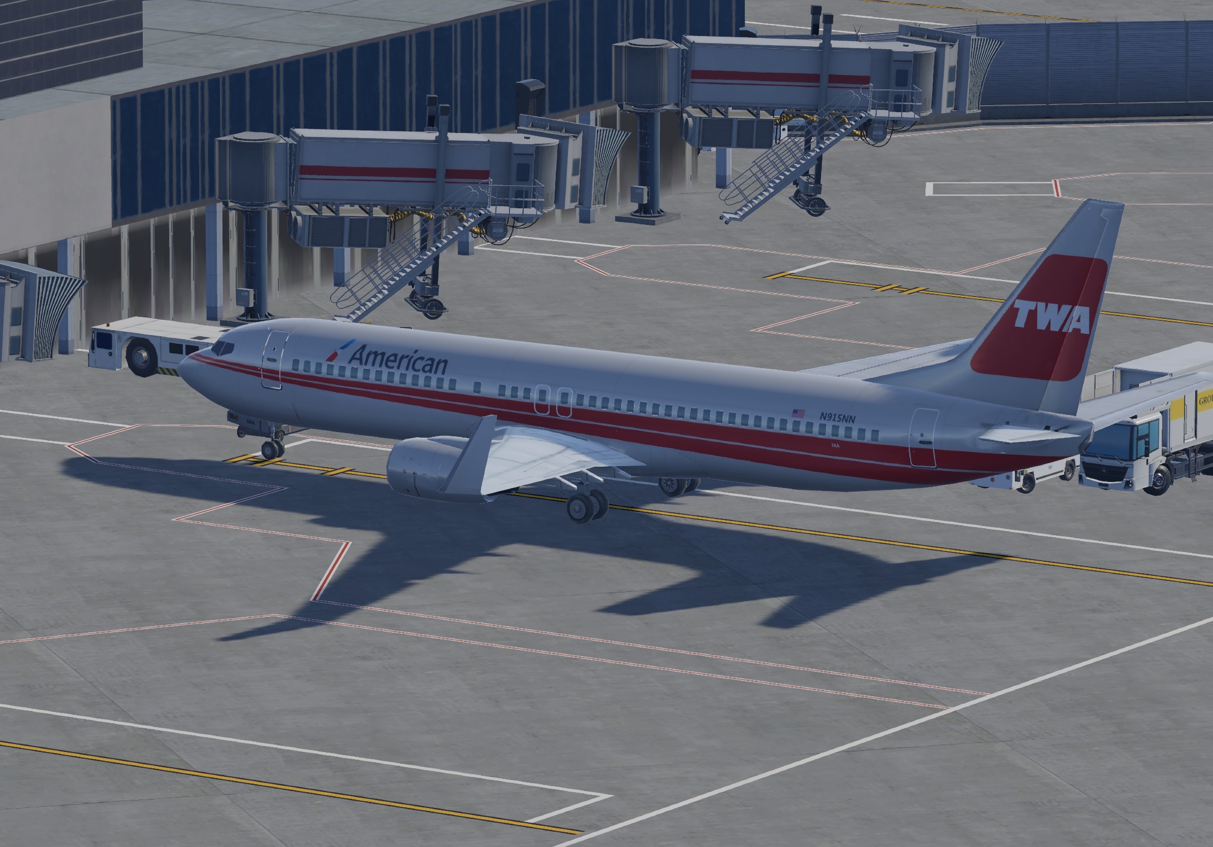Boeing 737-800 — American Airlines - TWA