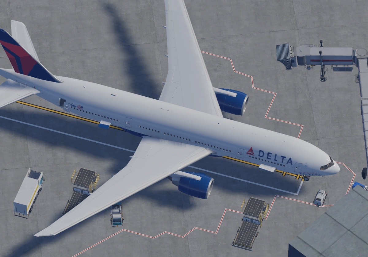 Boeing 777-200LR — Delta Air Lines