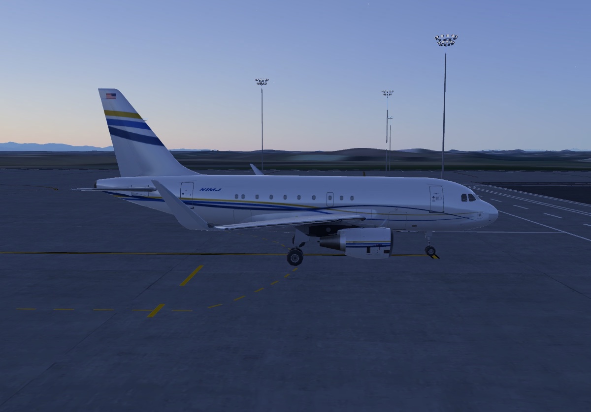 Airbus A318 — ACJ - Livery 1